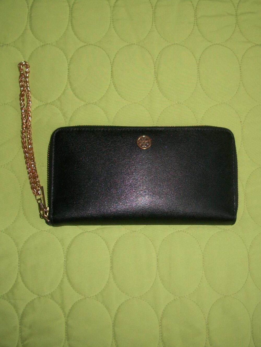 Tory Burch Black Wristlet